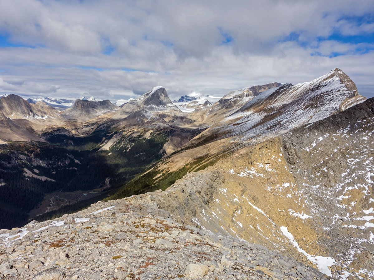 Niles Meadow and Mt Niles on Paget Peak scramble in Banff National Park
