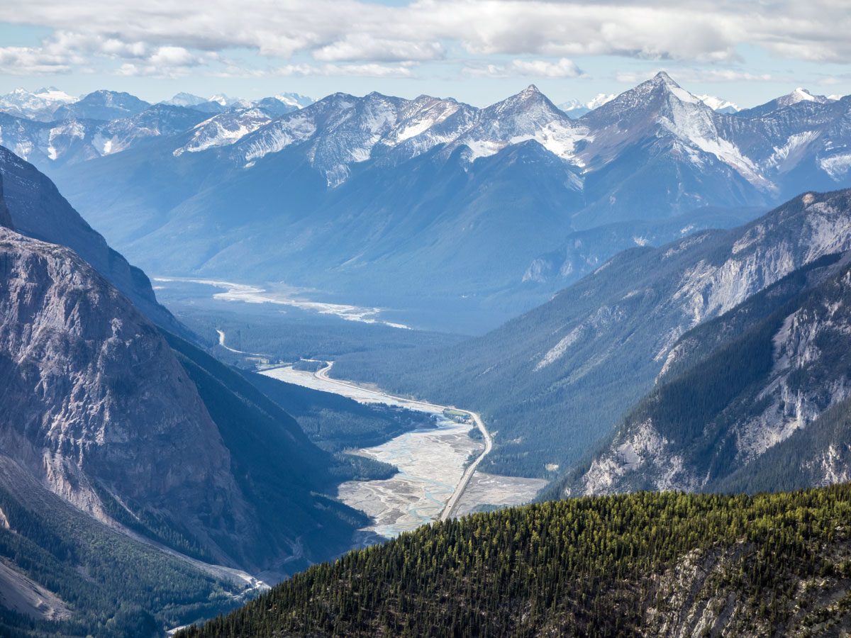 Great views from Paget Peak scramble in Banff National Park