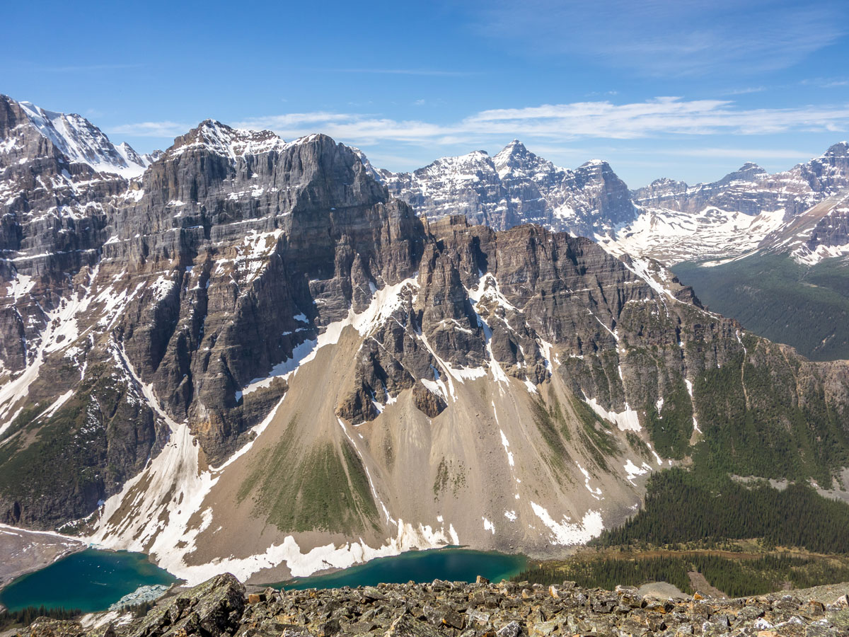 Mount Babel and the Tower of Babel on Panorama Ridge scramble in Banff National Park