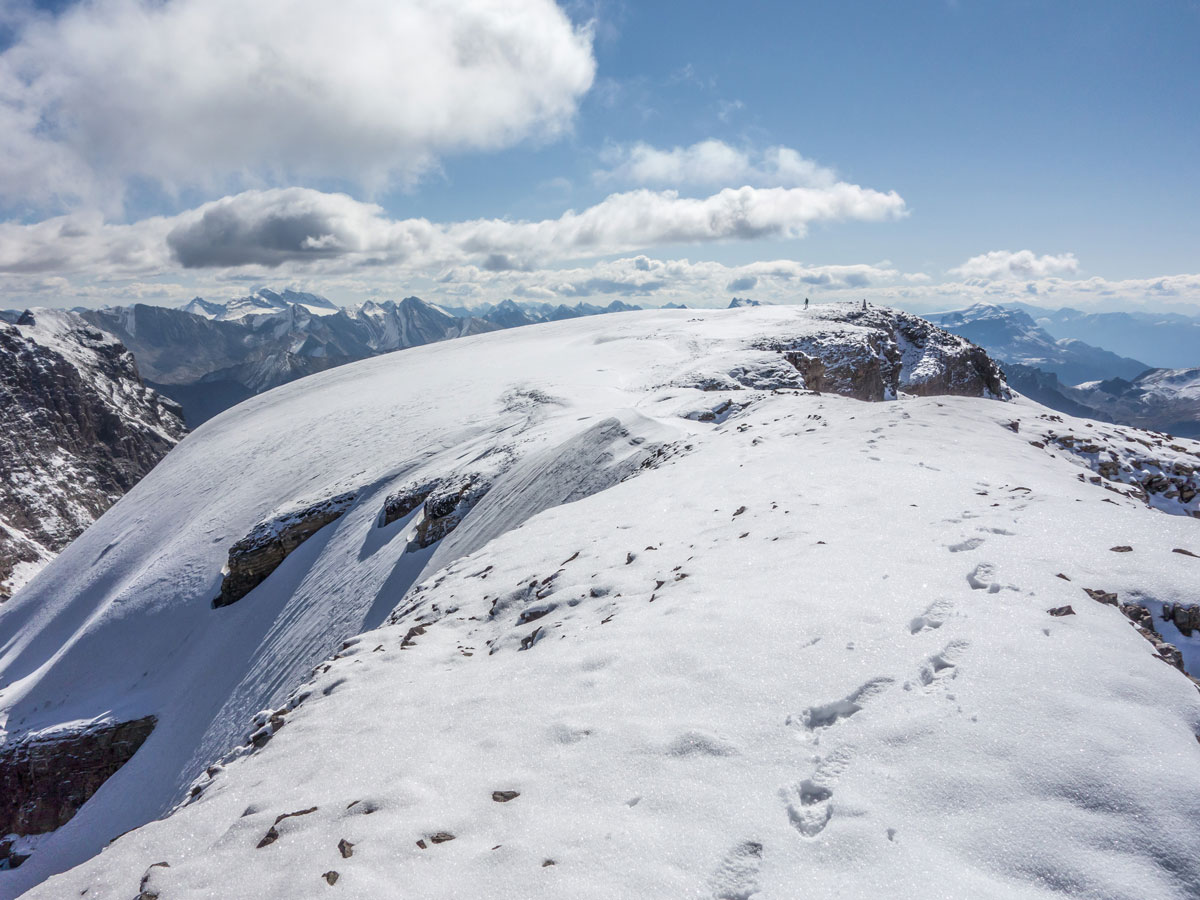 South summit of Mount Richardson scramble in Banff National Park