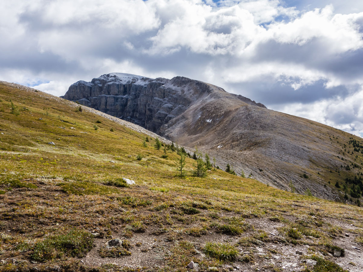 Trail of Mount Bourgeau scramble in Banff National Park
