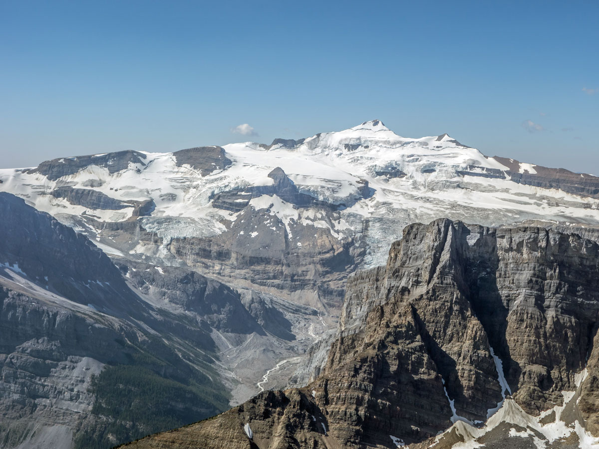 Mount Balfour from Bow Peak scramble in Banff National Park