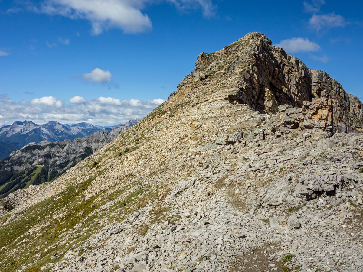 Great panorama from Cascade Mountain scramble in Banff National Park