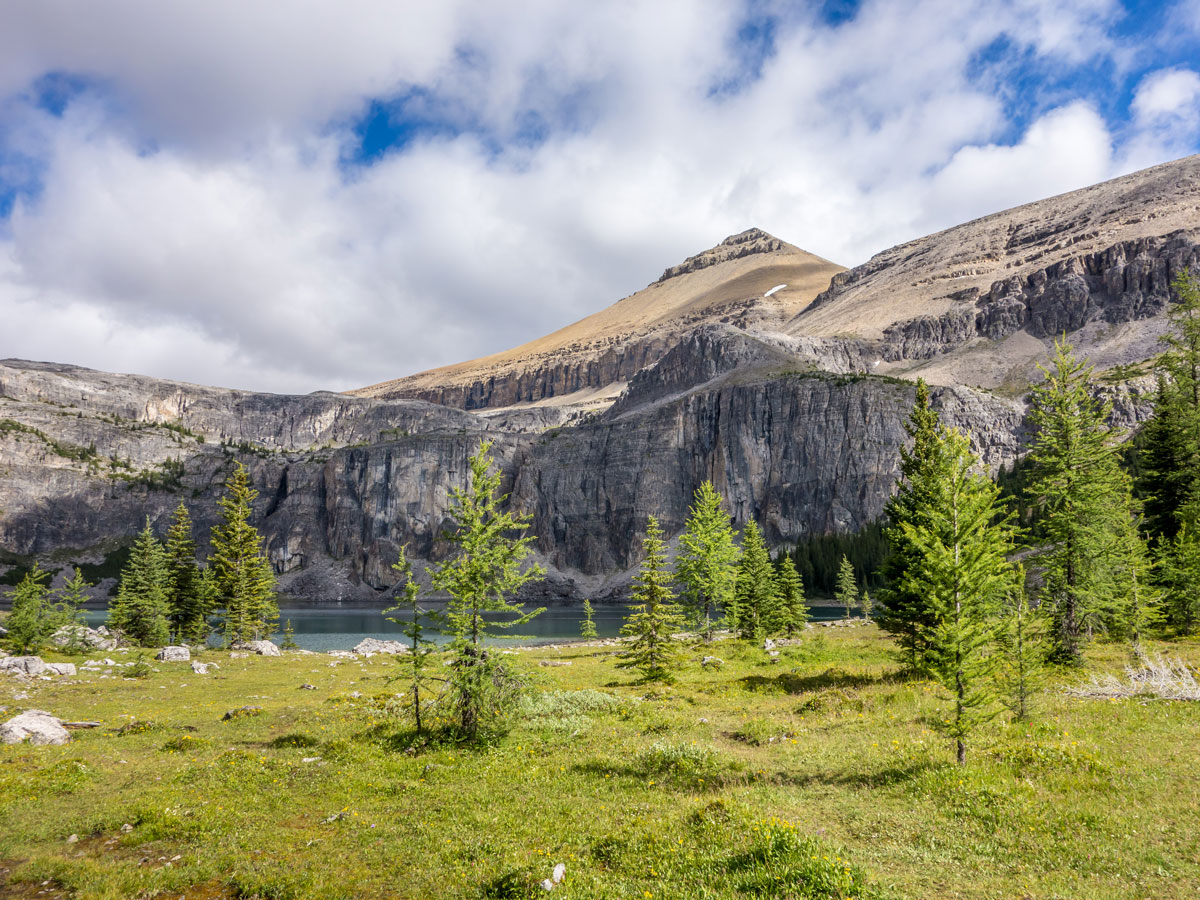 Rockbound Lake on Helena Ridge scramble in Banff National Park
