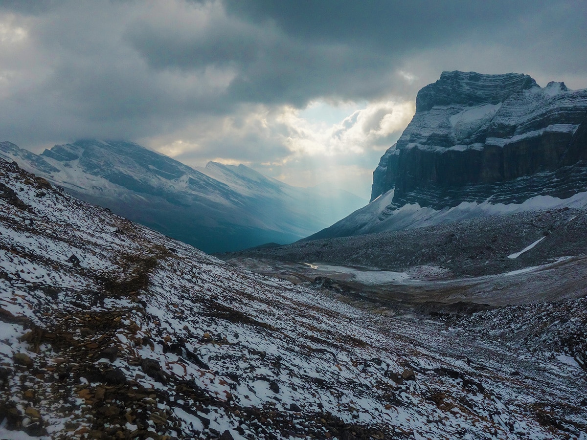 Cataract Pass is one of the best places on Great Divide Trail