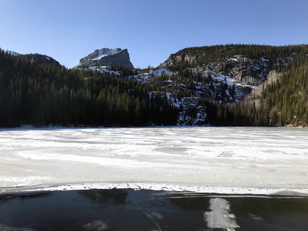 Views on Bear Lake trail in Rocky Mountain National Park, Colorado