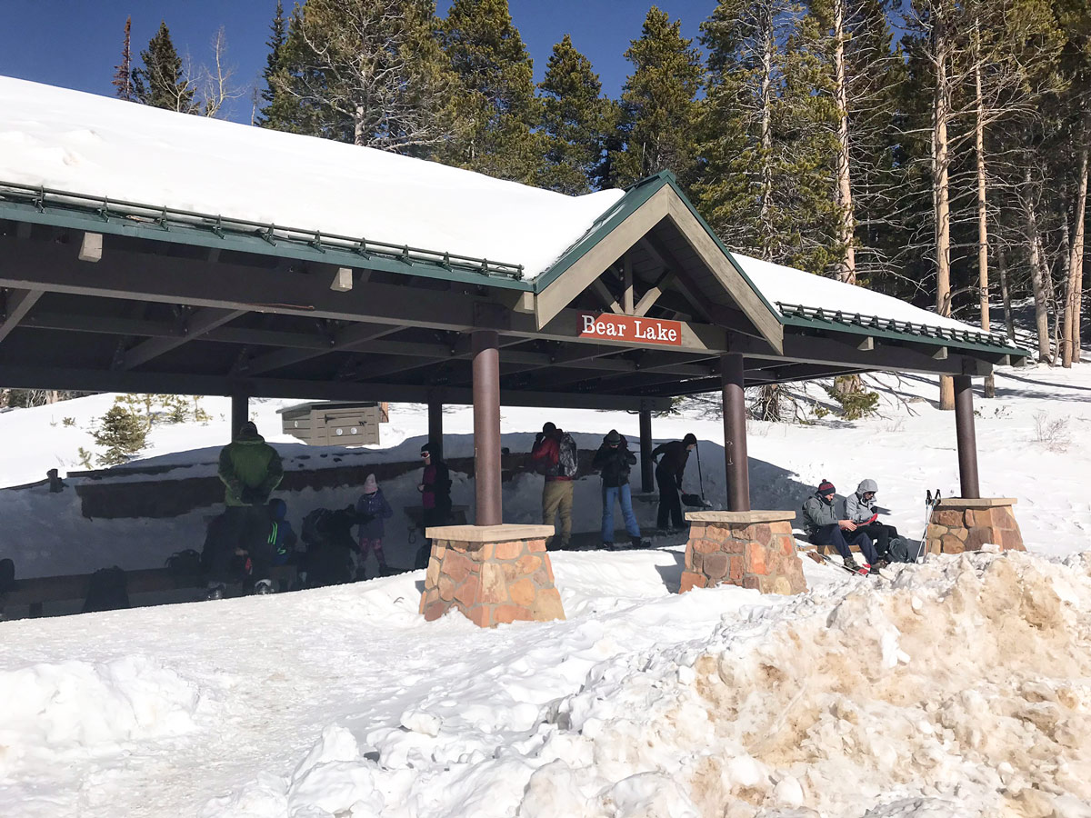 Hiking the Bear Lake in Winter