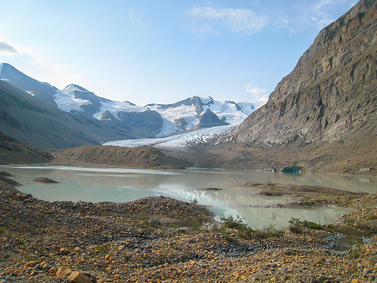 Snowbird Pass on Berg Lake backpacking trail in Jasper National Park