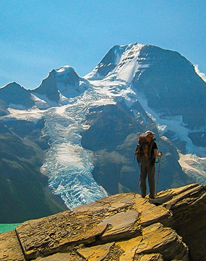 Berg Lake backpacking trail in Jasper National Park