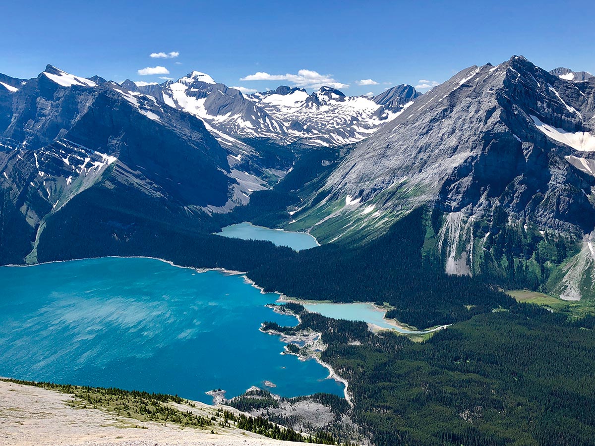 Views from Mount Indefatigable - South Peak scramble in Kananaskis near Canmore, the Canadian Rockies