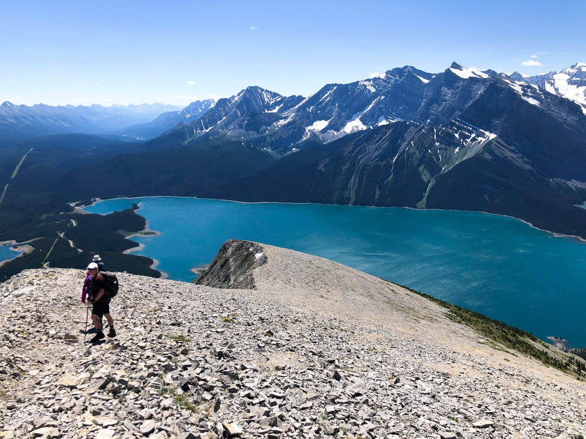 Trail of Mount Indefatigable - South Peak scramble in Kananaskis near Canmore, the Canadian Rockies