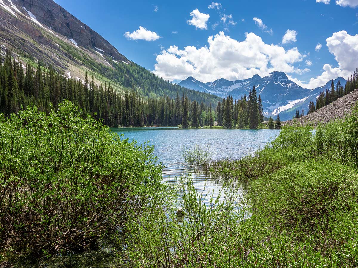 Mount James Walker scramble in Kananaskis has great panoramic views