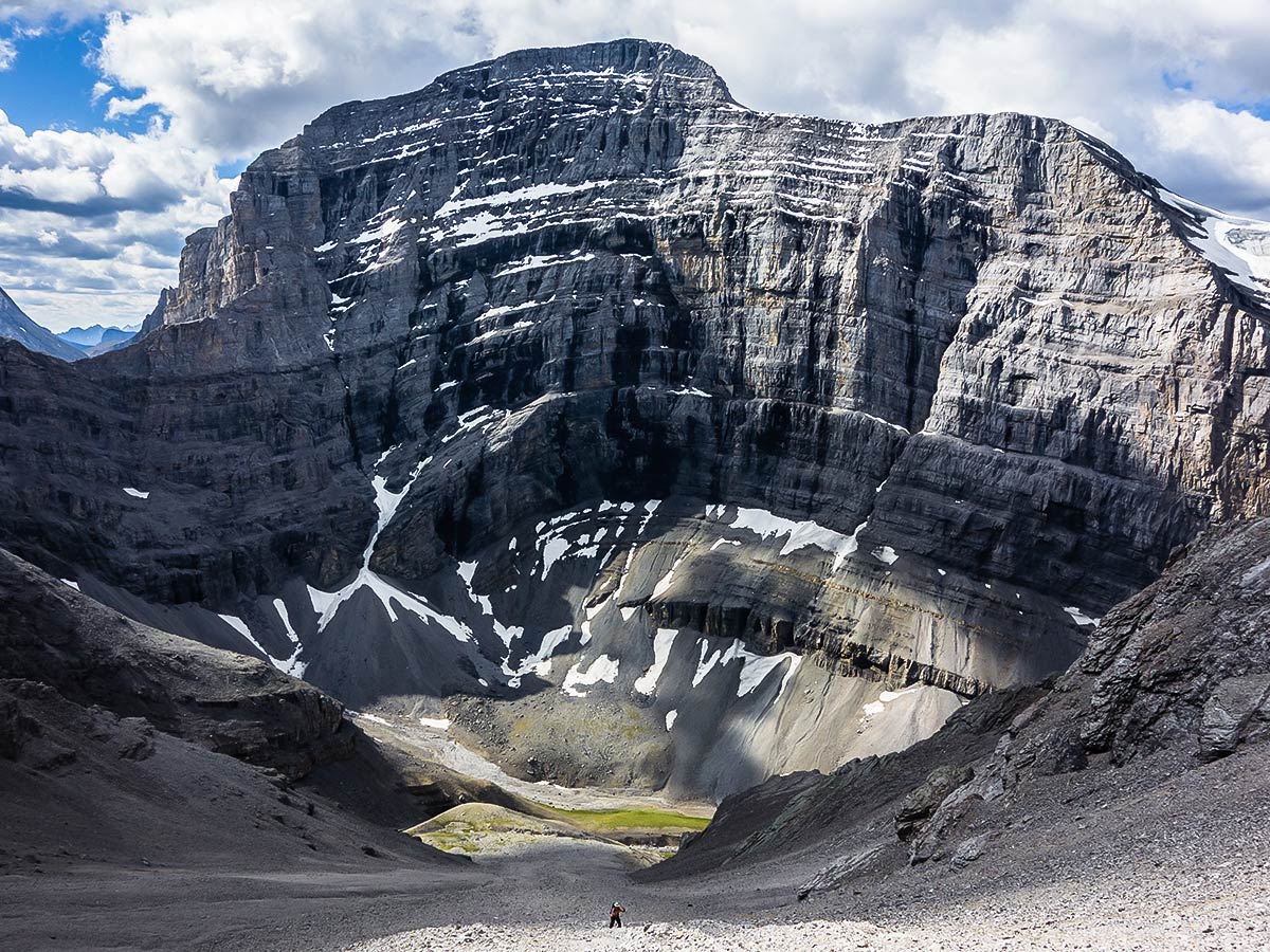 Mt Sparrowhawk on Mount Lougheed scramble in Kananaskis near Canmore, the Canadian Rockies