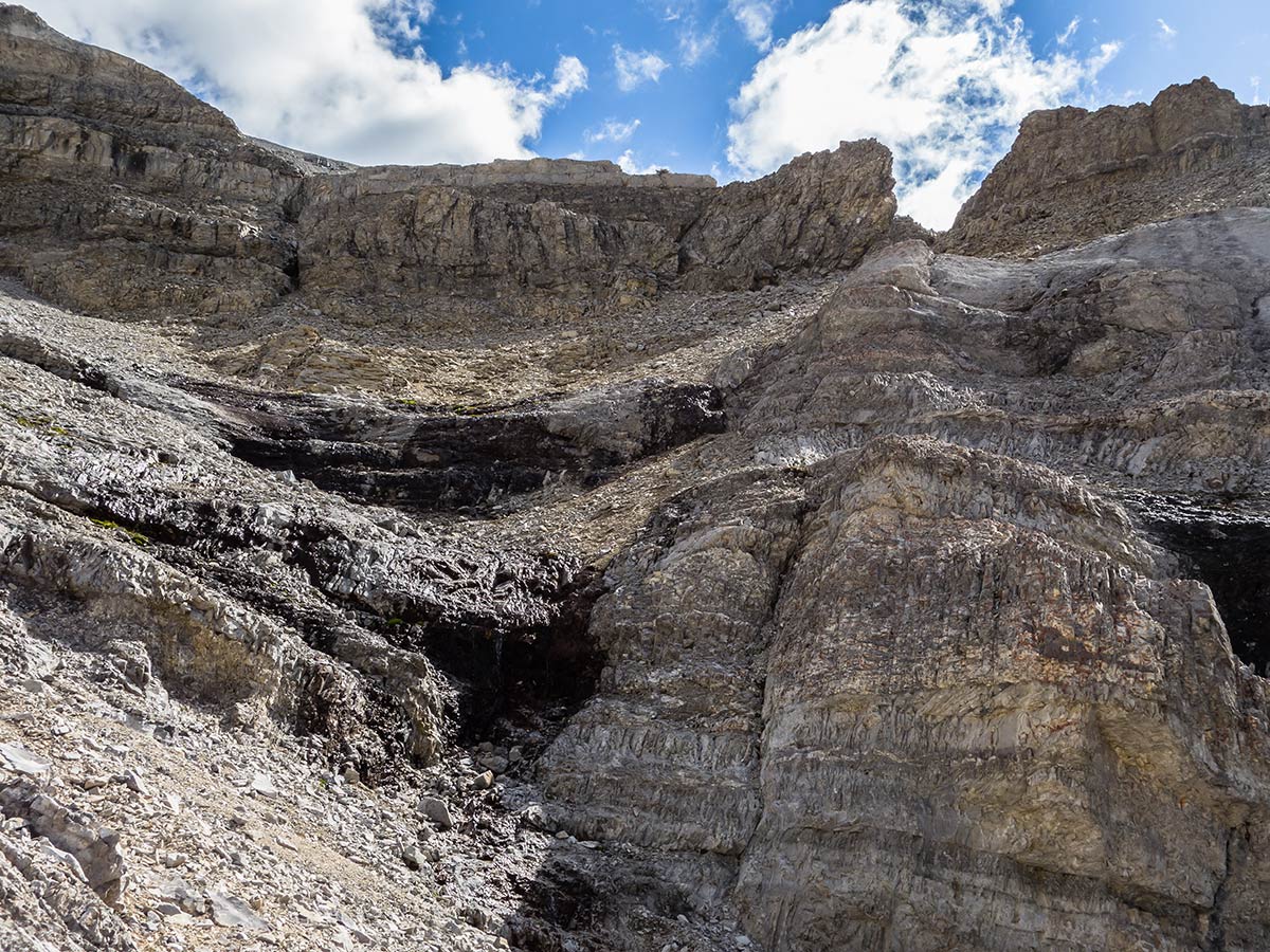 Scenery from Mount Lougheed scramble in Kananaskis near Canmore, the Canadian Rockies