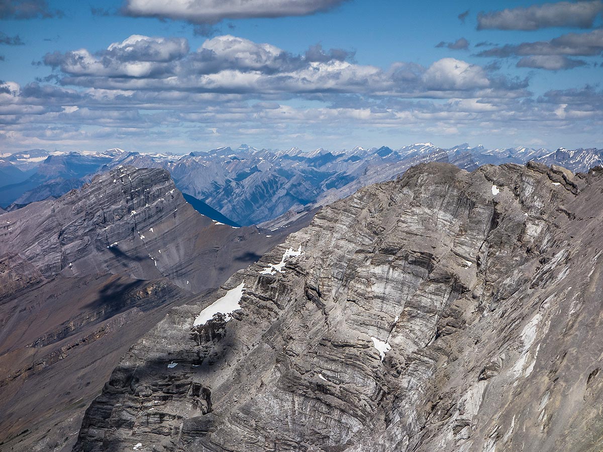 Big Sister on Mount Lougheed scramble in Kananaskis near Canmore, the Canadian Rockies