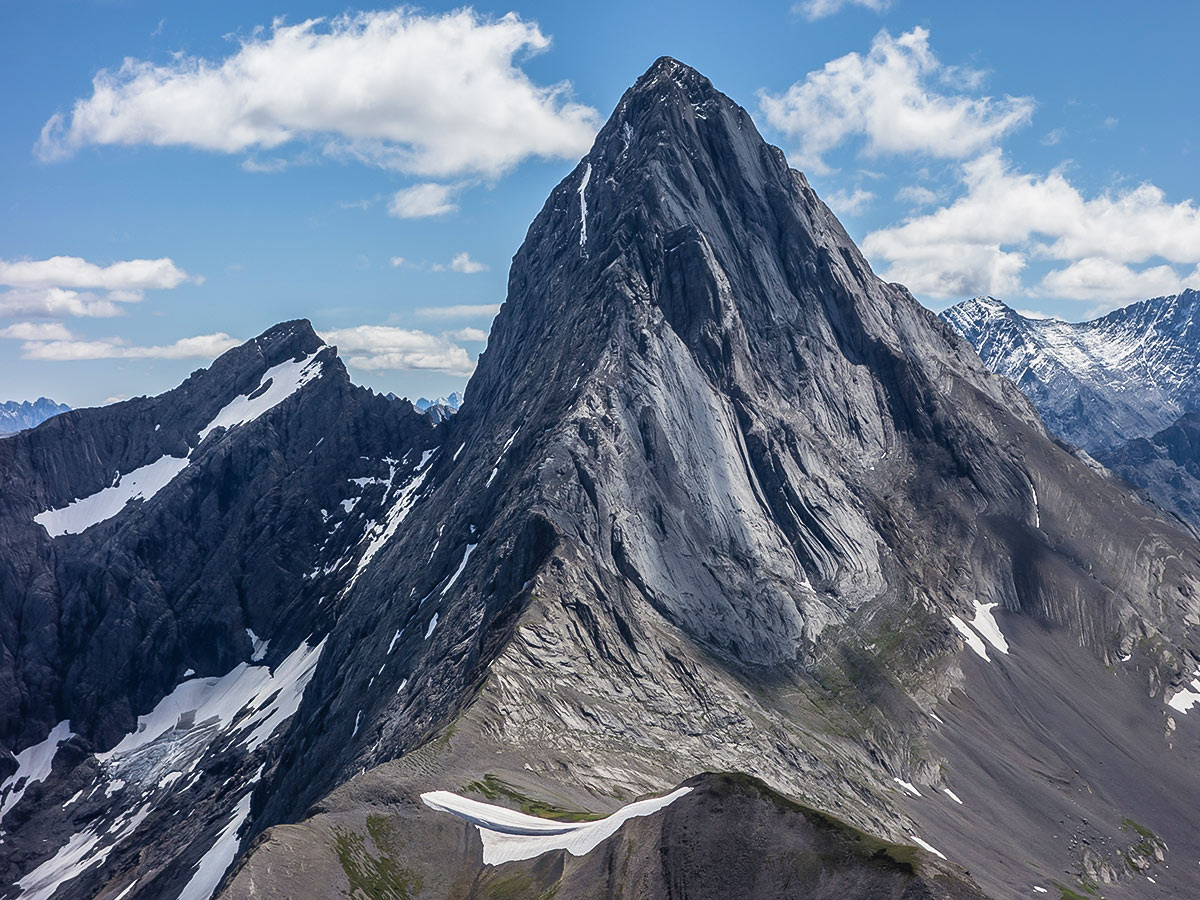 Mt Birdwood on Smutwood Peak scramble in Kananaskis near Canmore, the Canadian Rockies