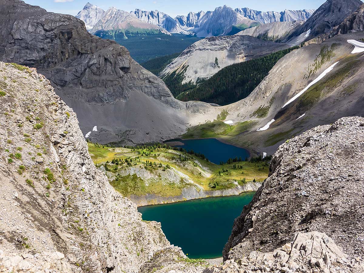 Trail of Smutwood Peak scramble in Kananaskis near Canmore, the Canadian Rockies