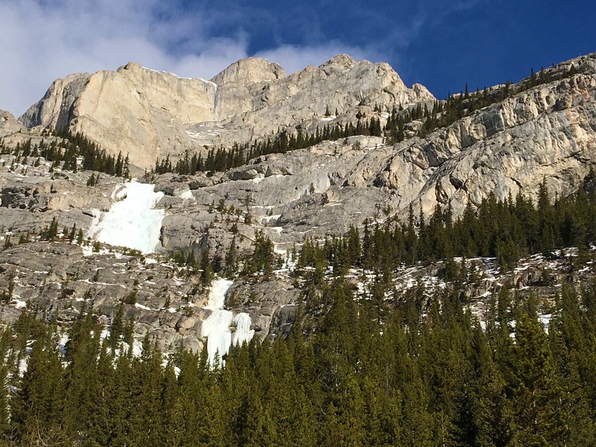 Stunning views on Galatea Creek and Lillian Lake snowshoe trail in Kananaskis near Canmore