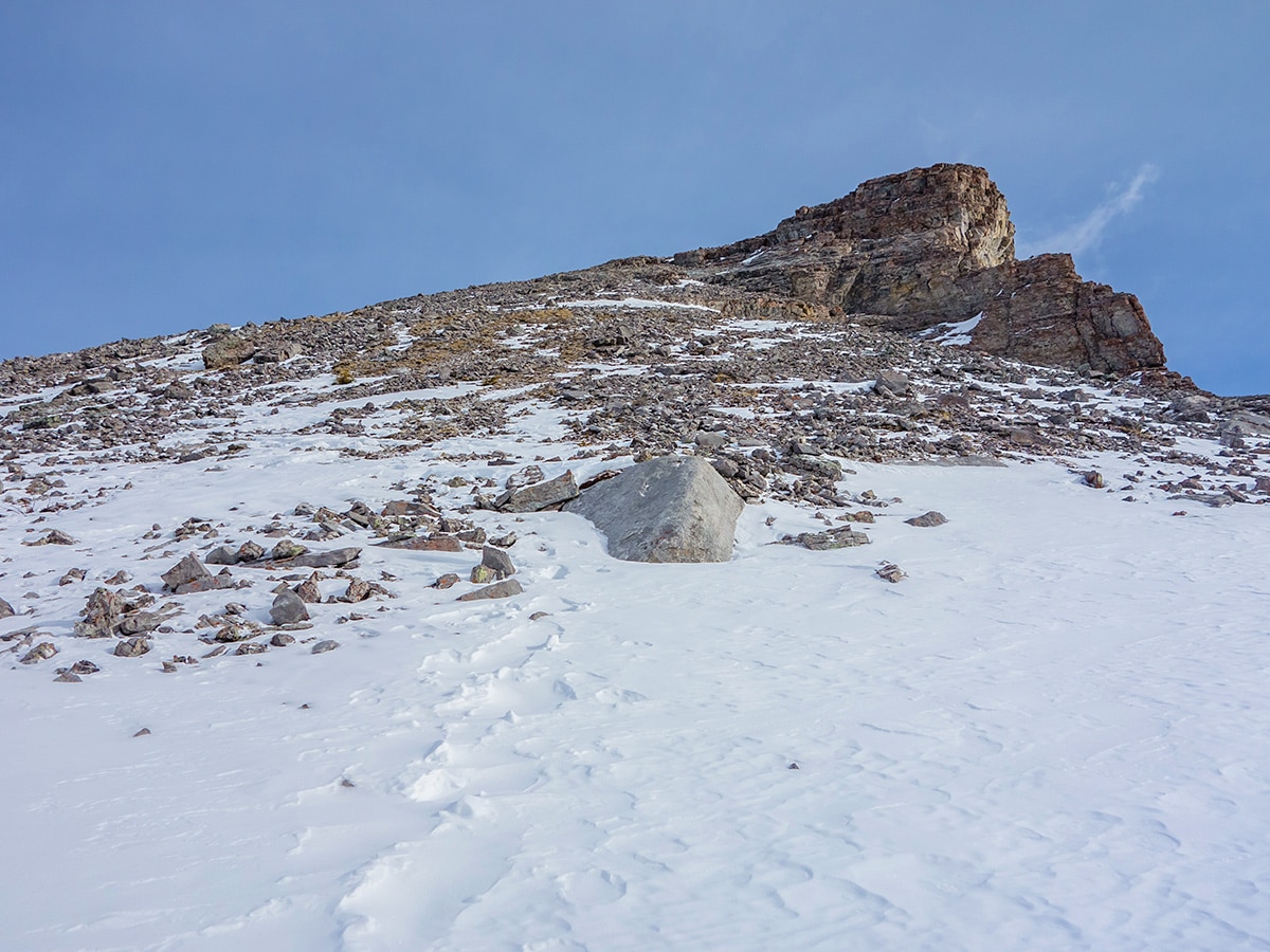 Great scenery from Little Lougheed snowshoe trail in Kananaskis near Canmore