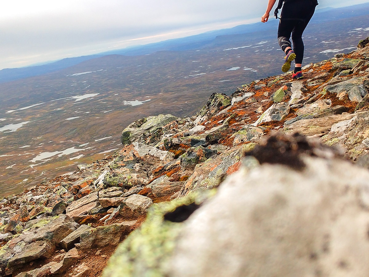 Beautiful panorama of Helagstoppen hike in Åre, Sweden