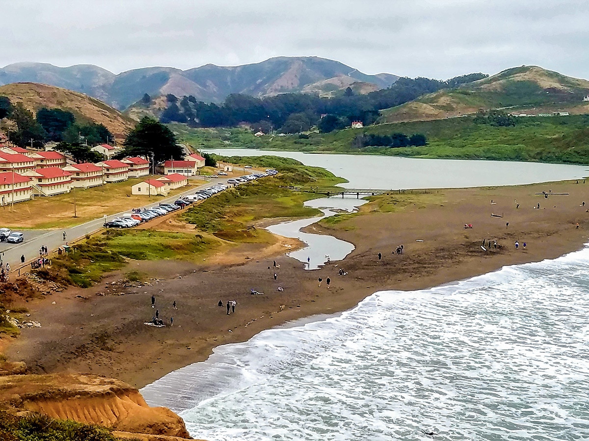 Views on Hill 88 Loop hike in North Bay of San Francisco, California