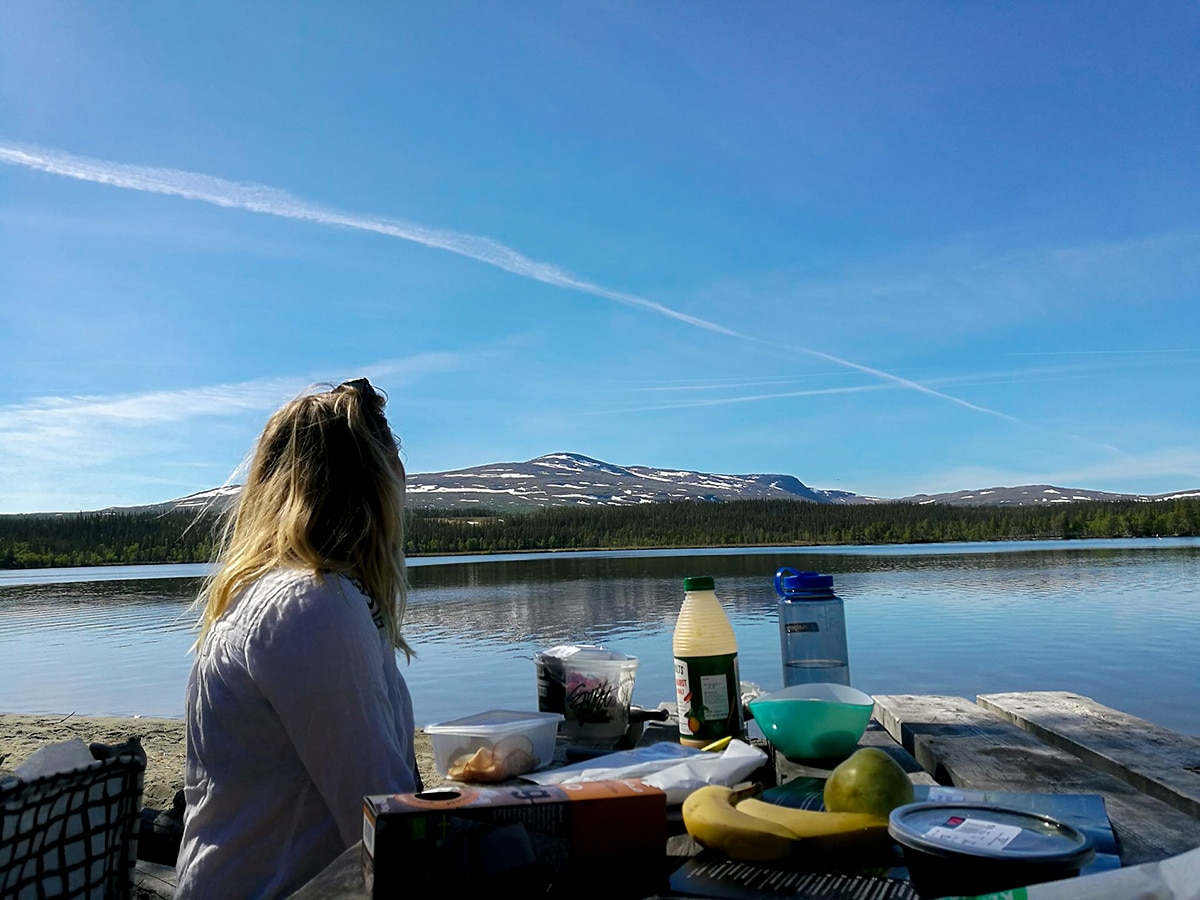 Great scenery on Nulltjärnsrundan hike in Åre, Sweden