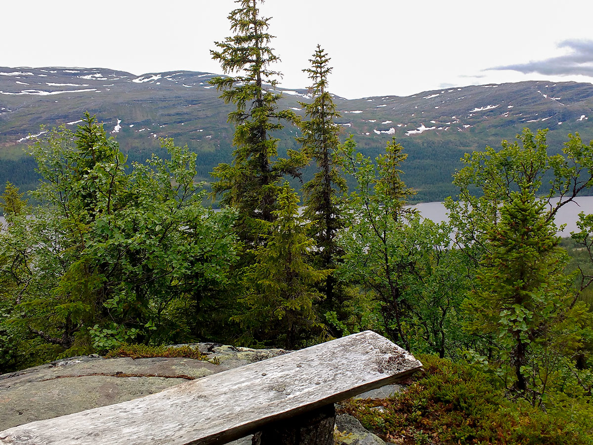 Platåleden - Hållvallens hike in Åre (Sweden) has several beautiful overlooks