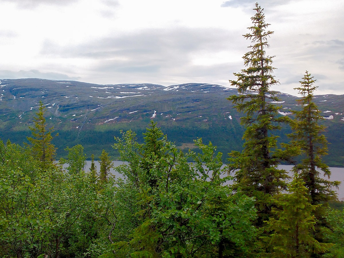 View on Platåleden - Hållvallens hike in Åre, Sweden