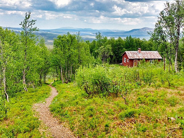 Scenery of Välliste runt hike in Åre, Sweden