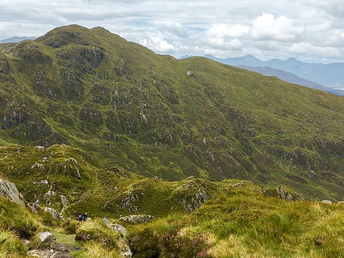 Great views on Ben Venue hike in Loch Lomond and The Trossachs region in Scotland