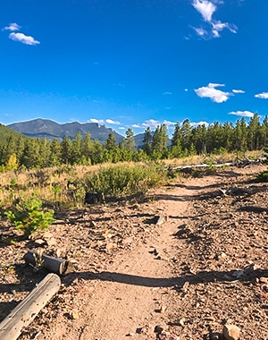 East Mag Dot Trails mountain biking trail near Boulder, Colorado