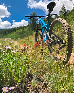 West Magnolia MTB trail near Boulder, Colorado