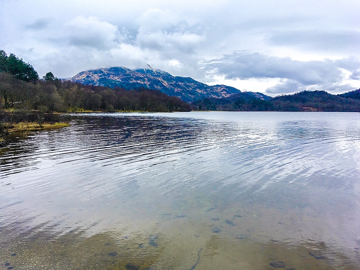 Ben Venue view on The Great Trossachs Path 2 hike in Loch Lomond and The Trossachs region in Scotland