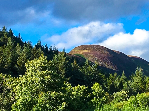 Trail of Conic Hill hike in Loch Lomond and The Trossachs area in Scotland