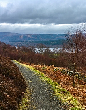 The Great Trossachs Path 2 hike in Loch Lomond and The Trossachs area in Scotland