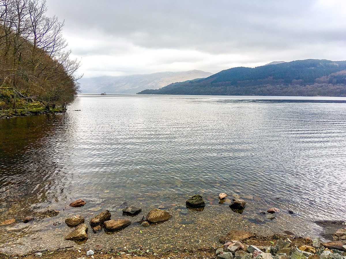 Loch Lomond on The Great Trossachs Path 1 hike in Loch Lomond and The Trossachs region in Scotland