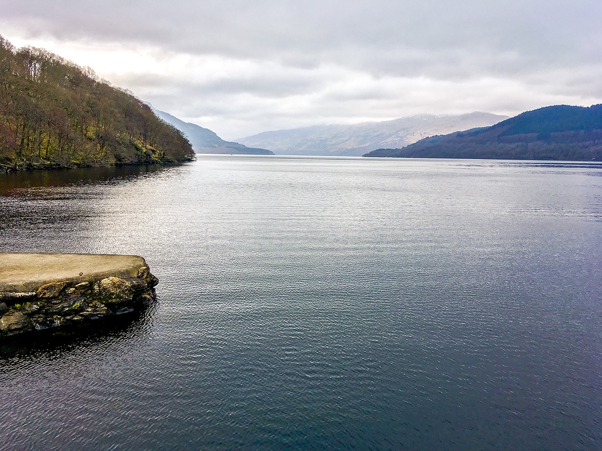 Loch Lomond view on The Great Trossachs Path 1 hike in Loch Lomond and The Trossachs region in Scotland