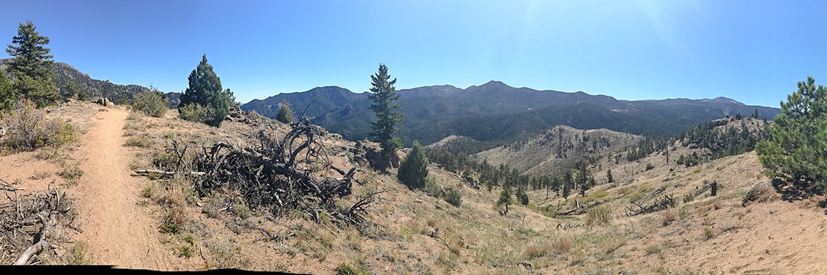 Walker Ranch Loop mountain biking trail near Boulder, Colorado
