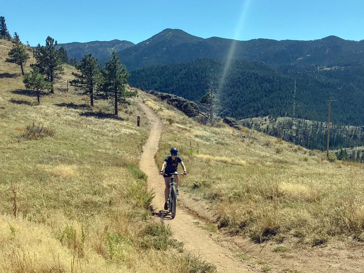 Walker Ranch Loop mountain biking trail in Boulder