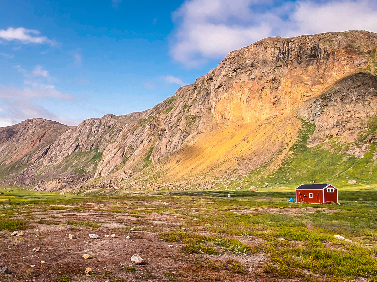 Typical small hut on Arctic Circle Trail hike