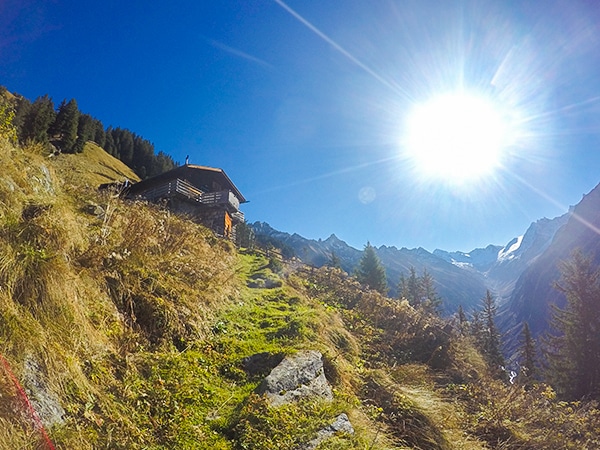 Views on Tristner hike in Mayrhofen, Zillertal Valley, Austria