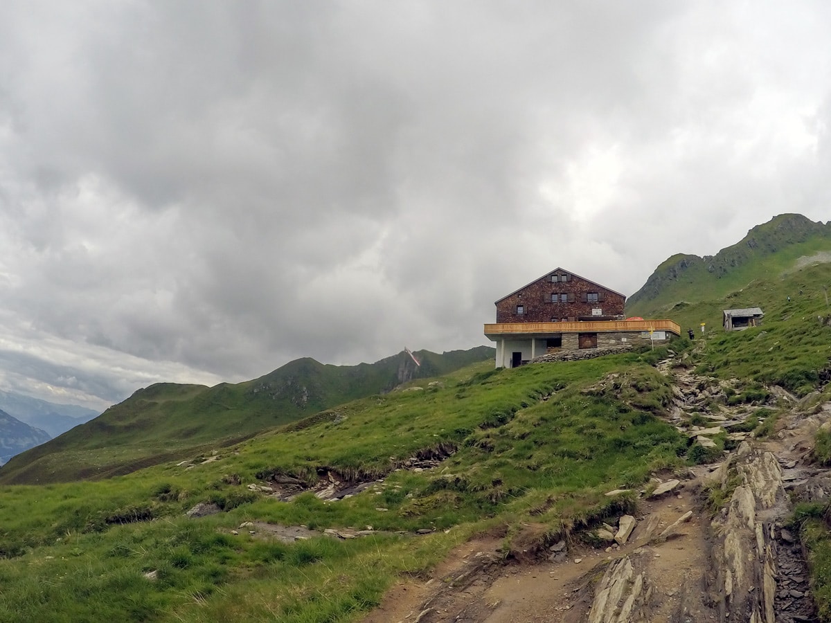 Edelhütte on Ahornspitze hike near Mayrhofen, Zillertal Valley, Austria