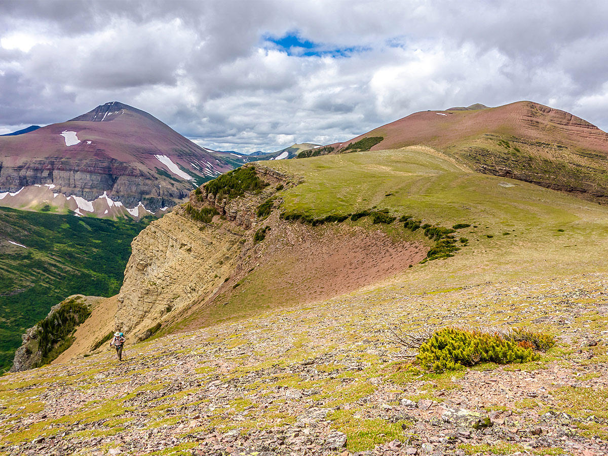 Stunning views on Drywood Mountain Traverse scramble in Castle Provincial Park, Alberta