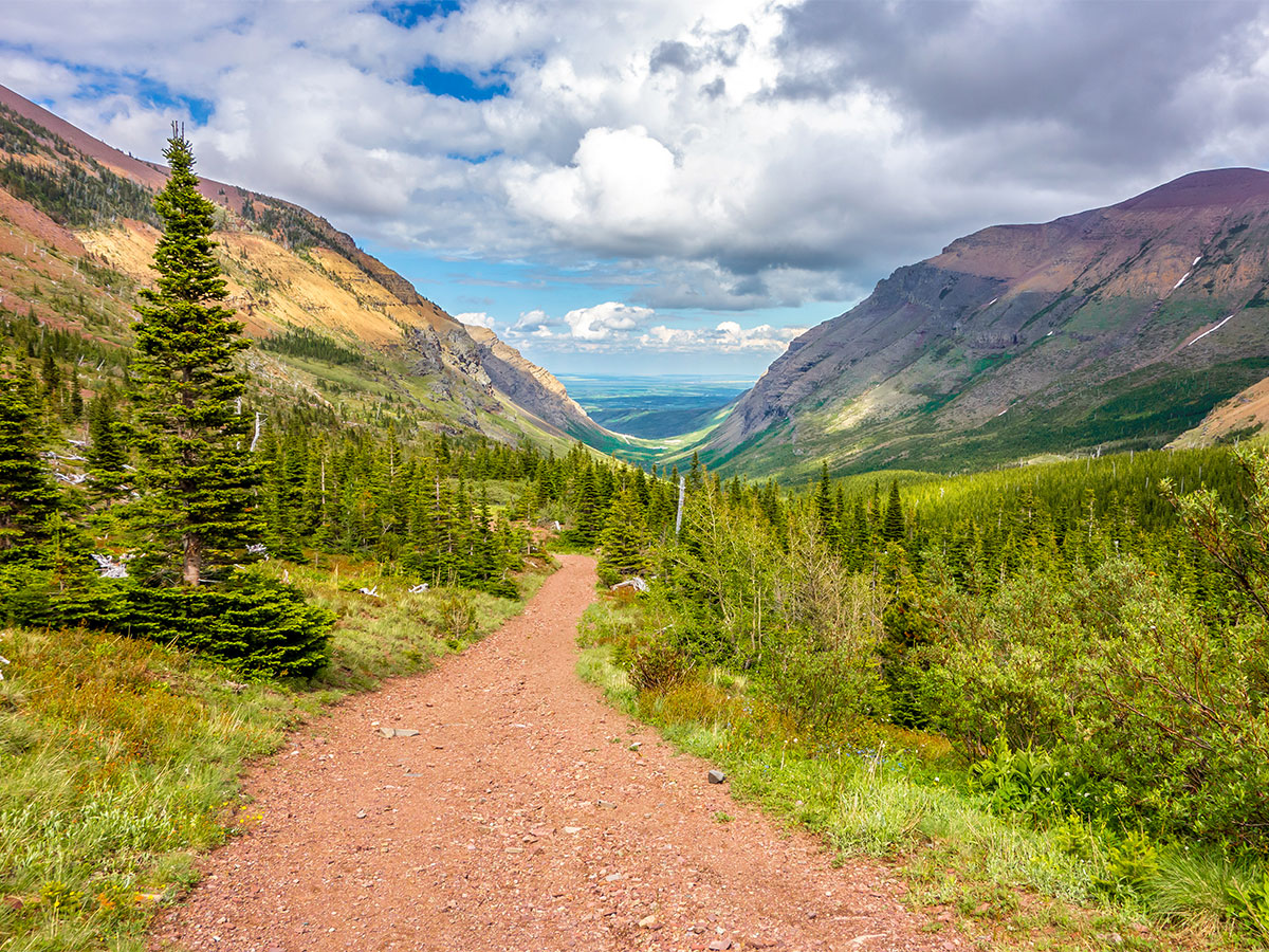 Great views on Drywood Mountain Traverse scramble in Castle Provincial Park, Alberta