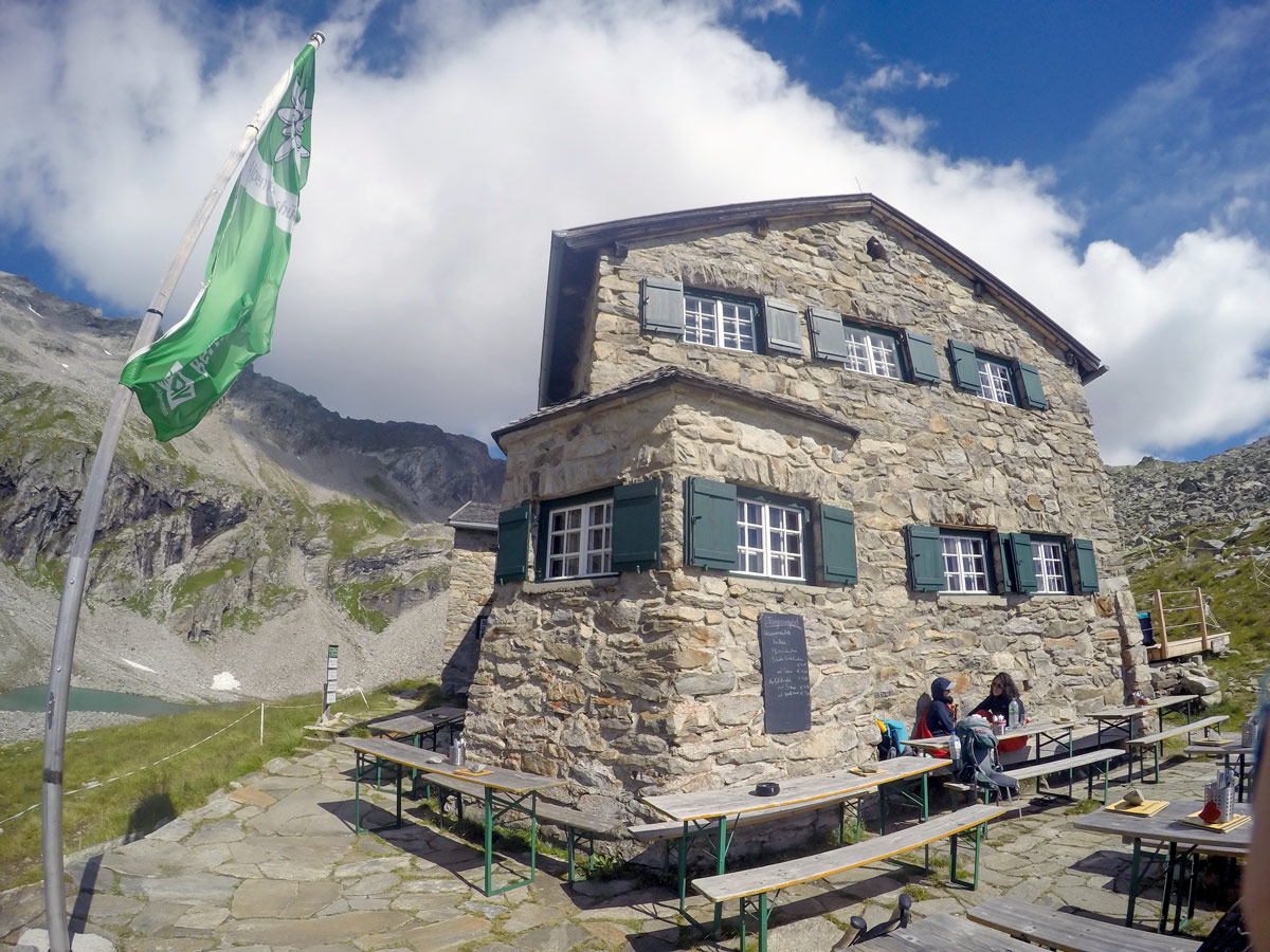 Beautiful scenery on Friesenberghaus & Olpererhütte hike near Mayrhofen, Zillertal Valley, Austria