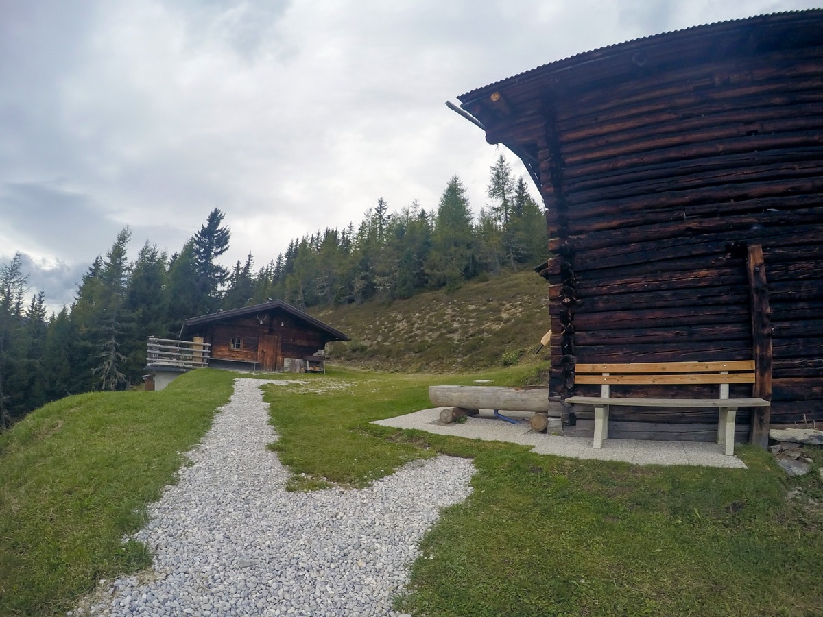 Steinbock Hutte on Hamberg hike near Mayrhofen, Zillertal Valley, Austria