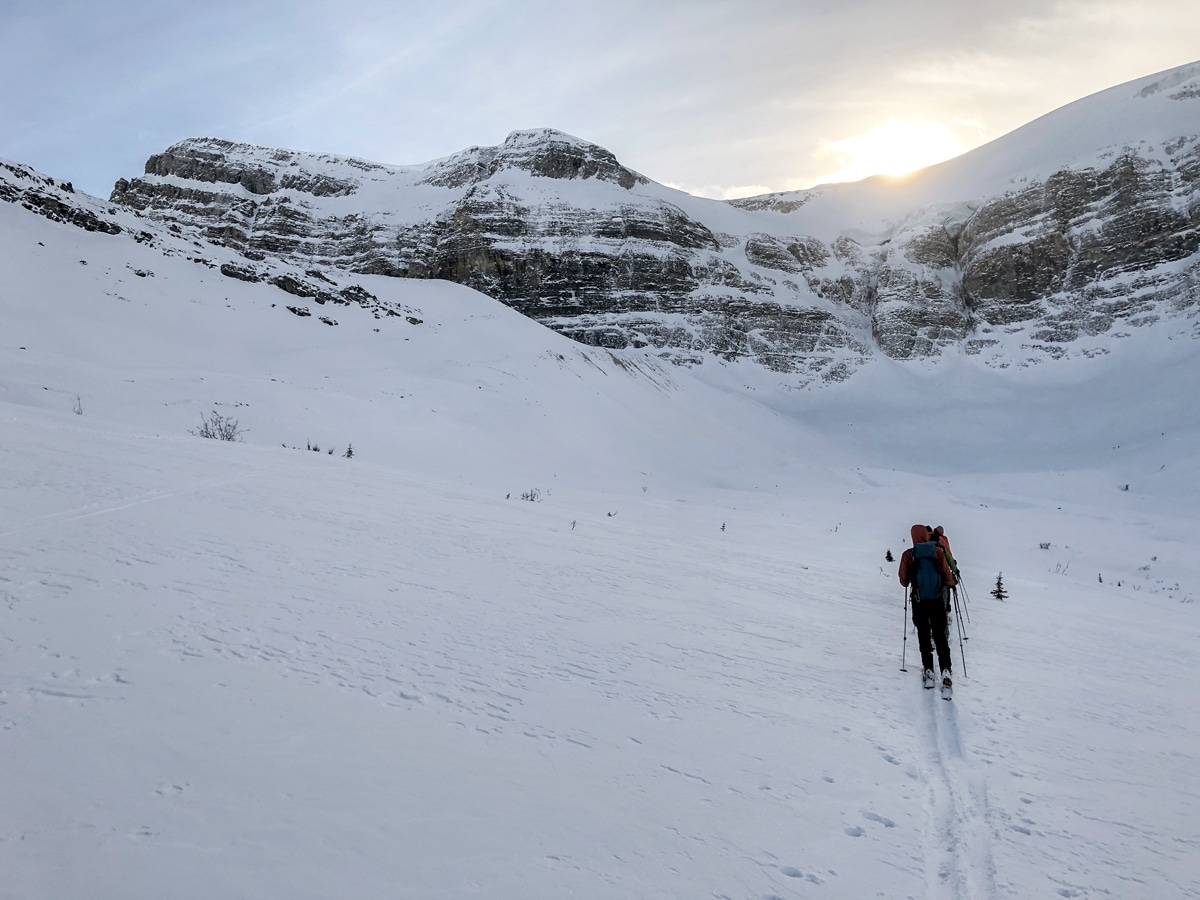 XC skiing trails near Kananaskis