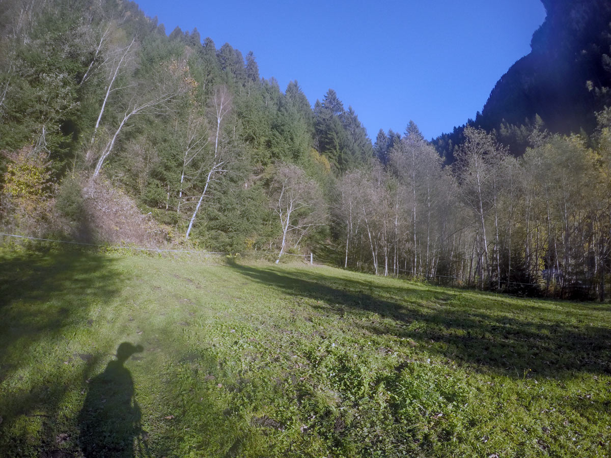 Tricky path to find on Tristner hike in Mayrhofen, Zillertal Valley, Austria