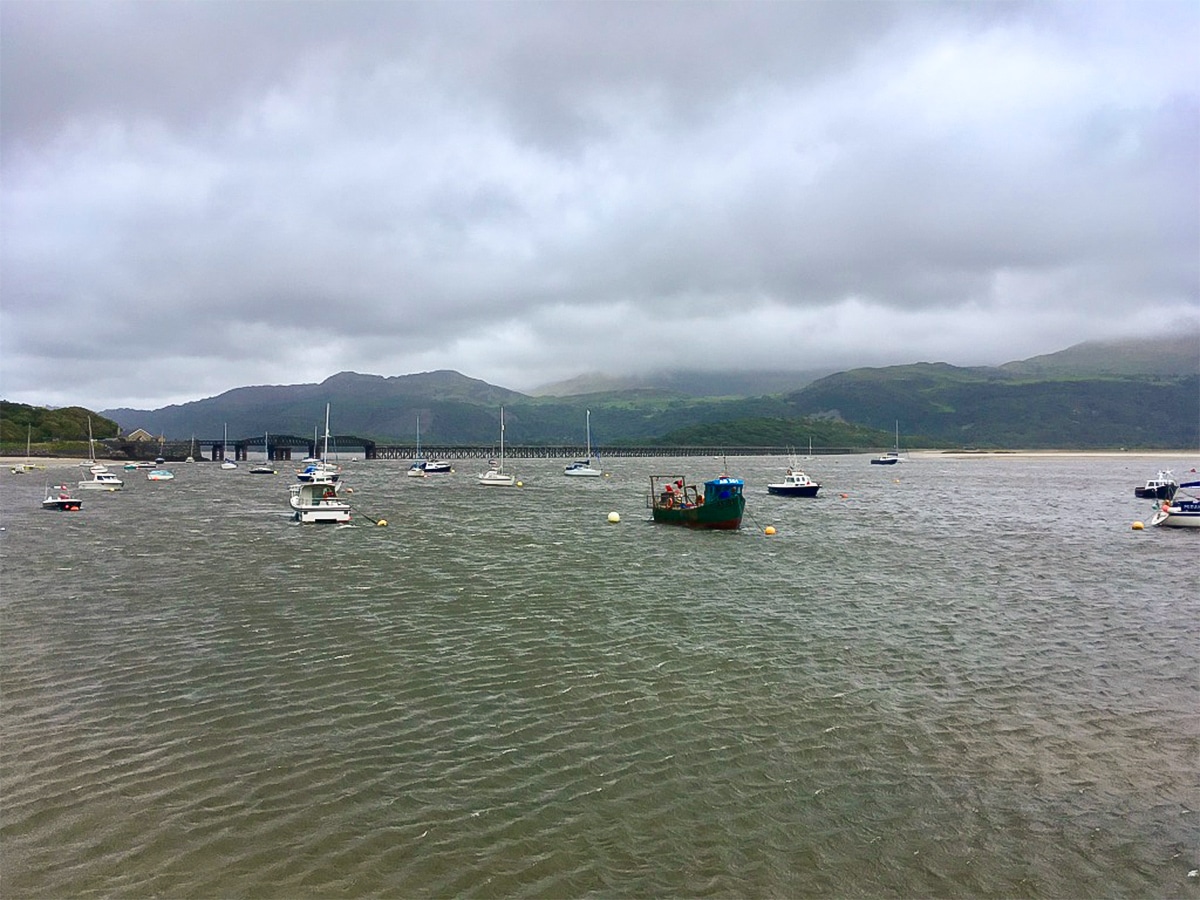 Estuary from Barmouth Panorama hike in Snowdonia, Wales