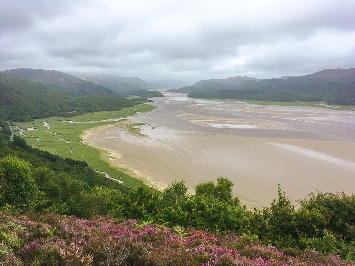 Afon Mawddach on Barmouth Panorama hike in Snowdonia, Wales